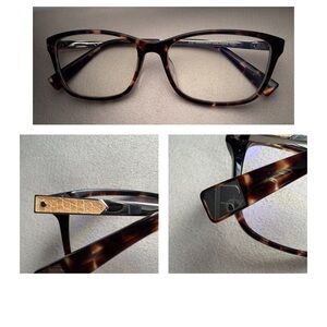 Furla ZIZI VU4950KN COL.C6K2 Brown Havana 53-15-140 Womens Eyeglasses Frames